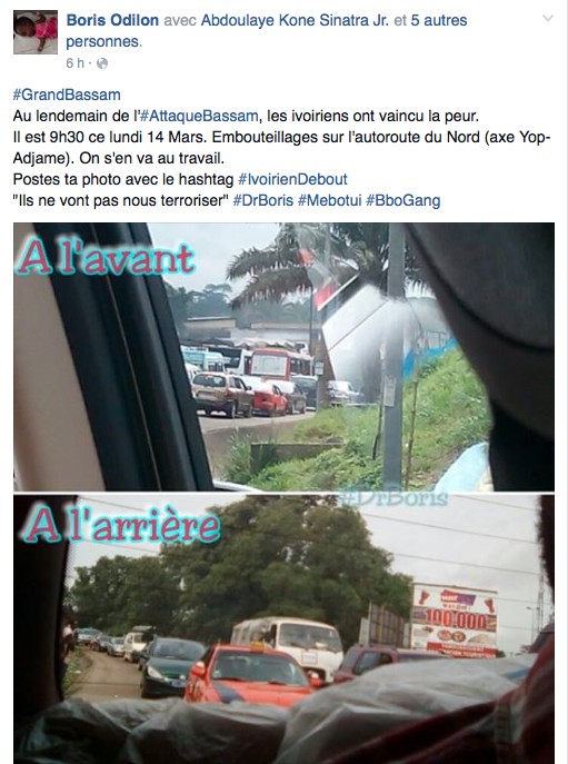 Même pas peur attaque bassam - Boris Odilon