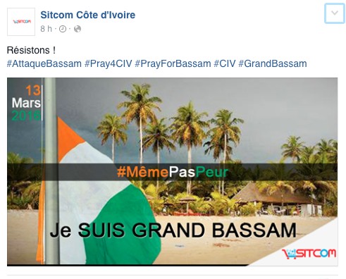 Même pas peur attaque bassam - Site Com